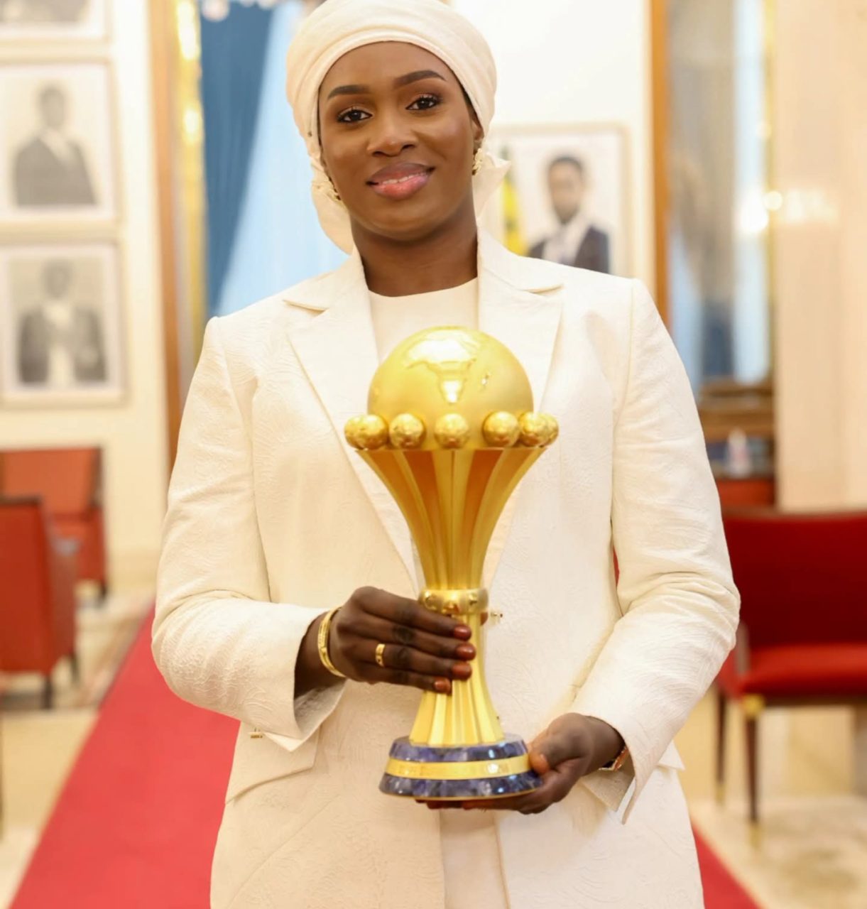 Sacre des Lions du football  : le message de la première dame Marie Khone Faye